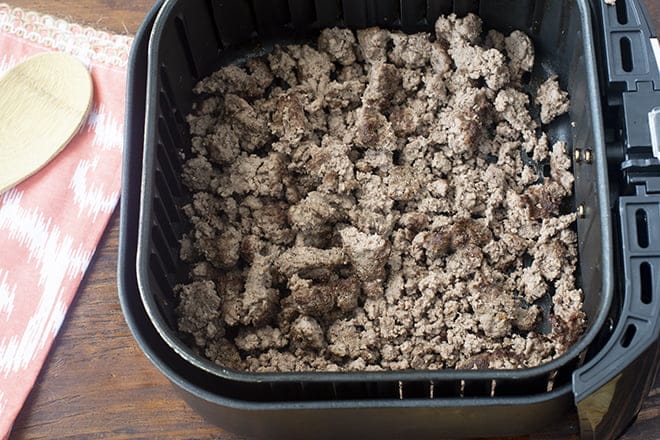 How Long To Cook Ground Beef In Air Fryer