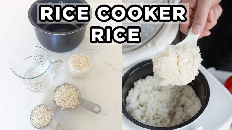 How Much Rice And Water In Rice Cooker
