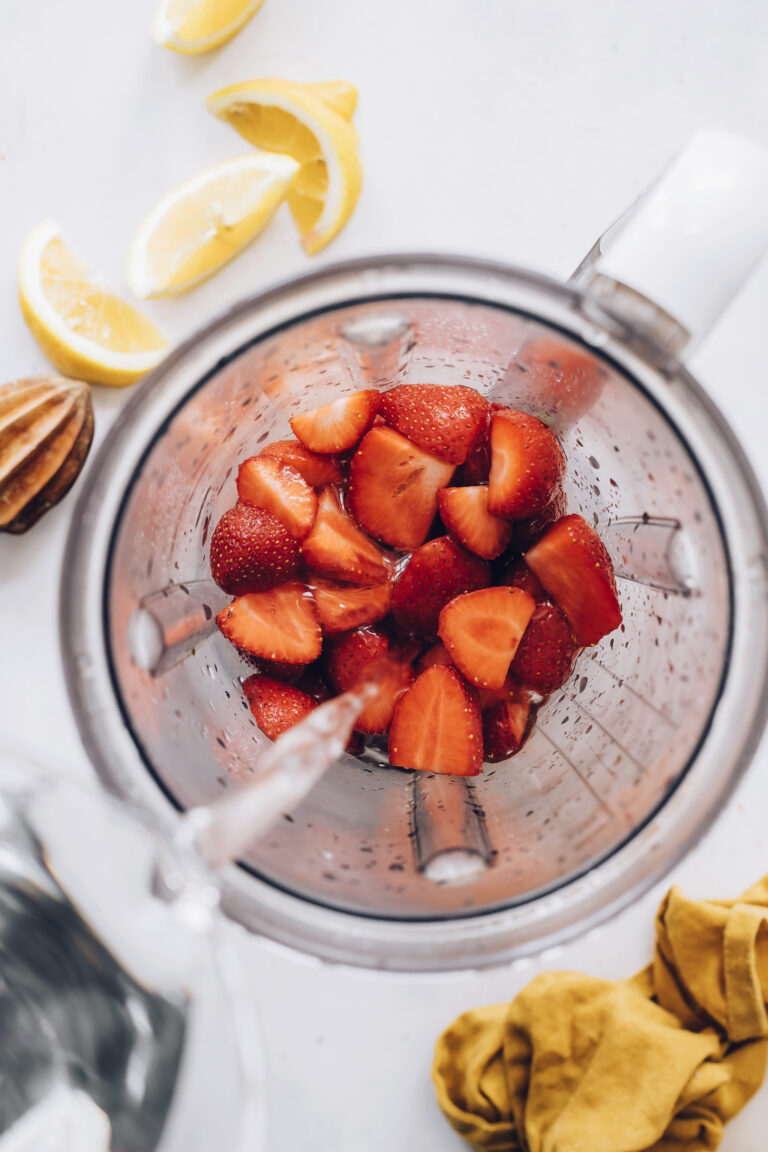 How To Make Strawberry Lemonade With Blender
